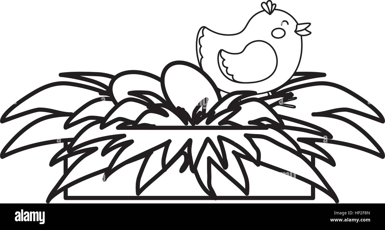chicken farm animal icon vector illustration graphic design Stock ...