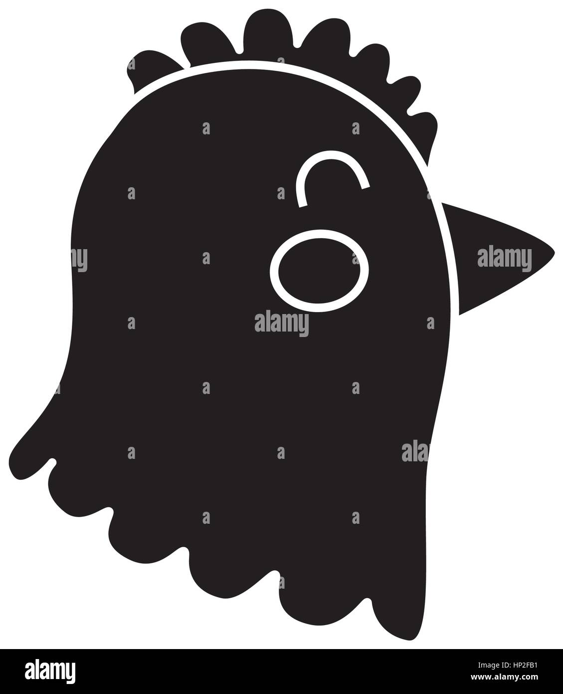 chicken farm animal icon vector illustration graphic design Stock ...