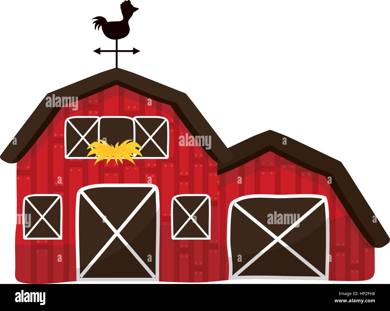 Farm barn building icon vector illustration graphic design Stock Vector ...