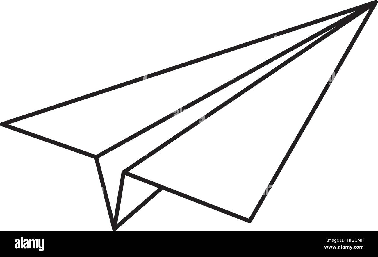 Paper plane origami icon vector illustration graphic design Stock Vector Image & Art Alamy