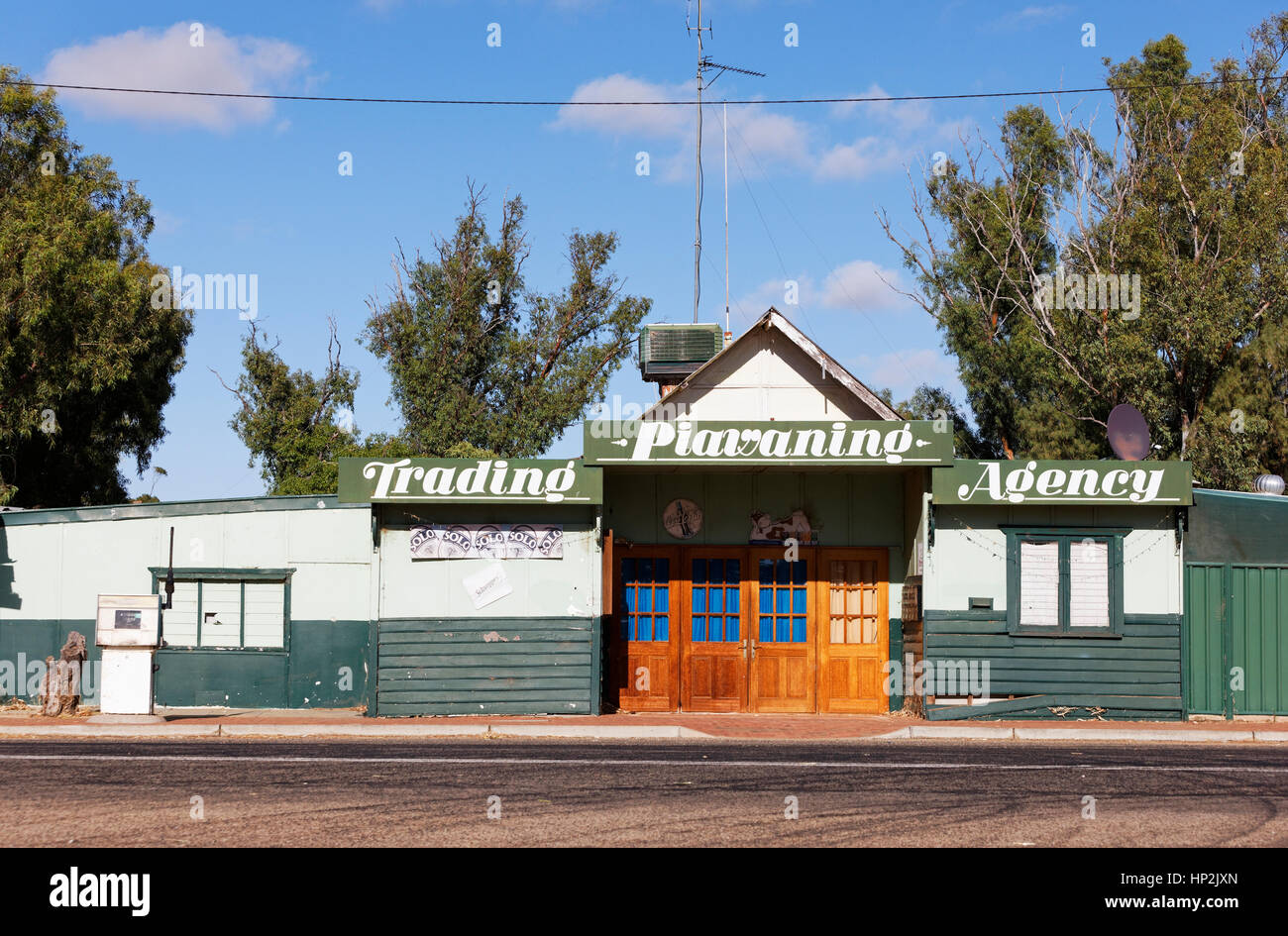 Country town shop(trading agency), Piawaning, Western Australia. Stock Photo