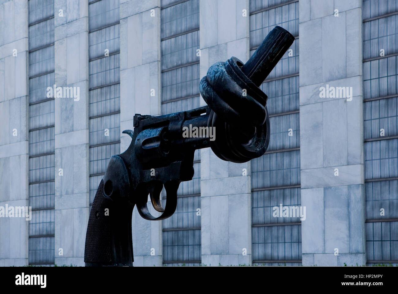 Sculpture inside of the complex of the United Nations,New York City