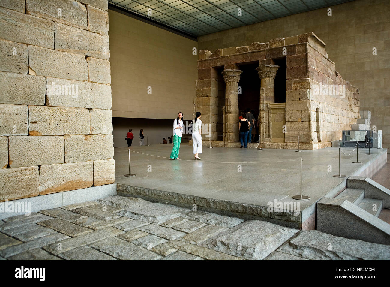 The MET, Metropolitan Museum of Art. The Temple of Dendur,New York City