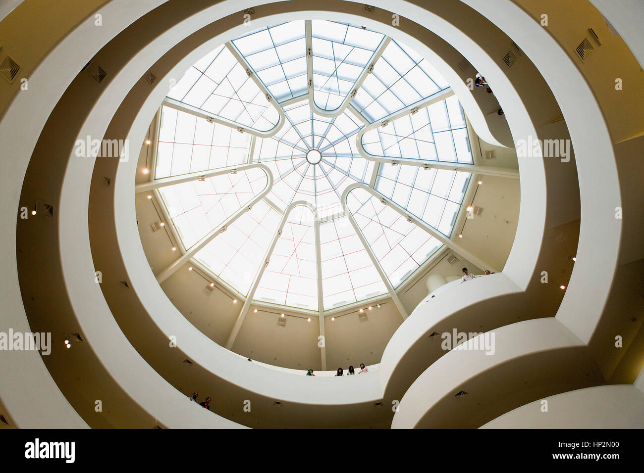 Guggenheim Museum, Interior View,New York City, USA Stock Photo