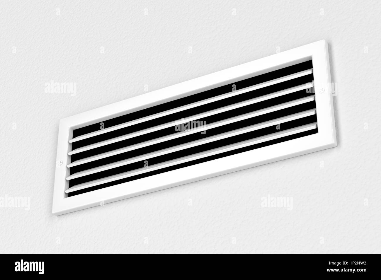 Air vent on the wall Stock Photo