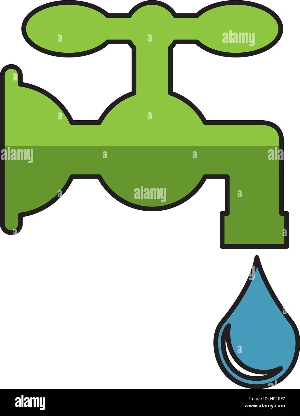 pure water tap icon vector illustration design Stock Vector Image & Art ...