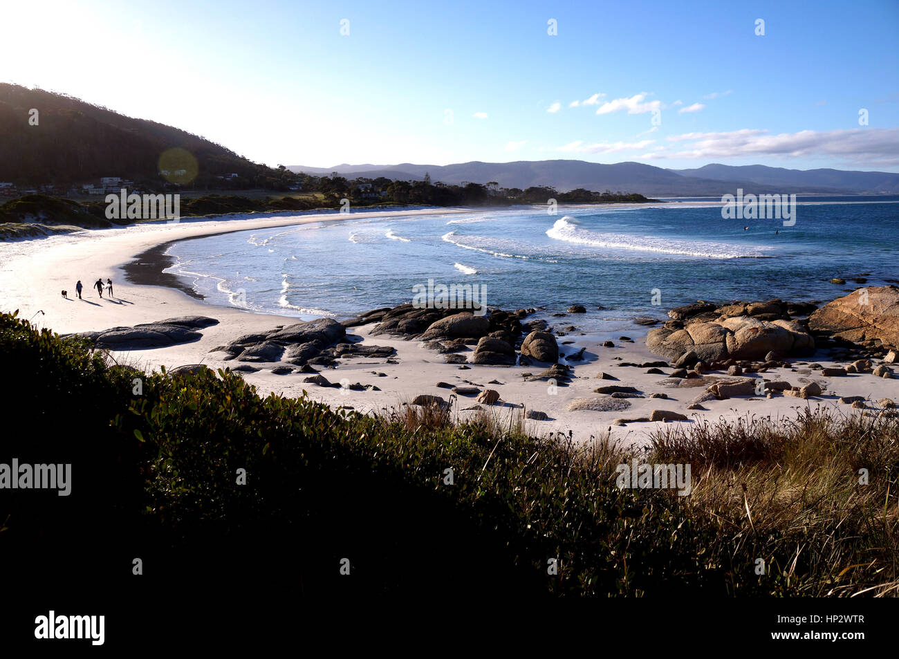 Bicheno beach in Tasmania, Australia Stock Photo