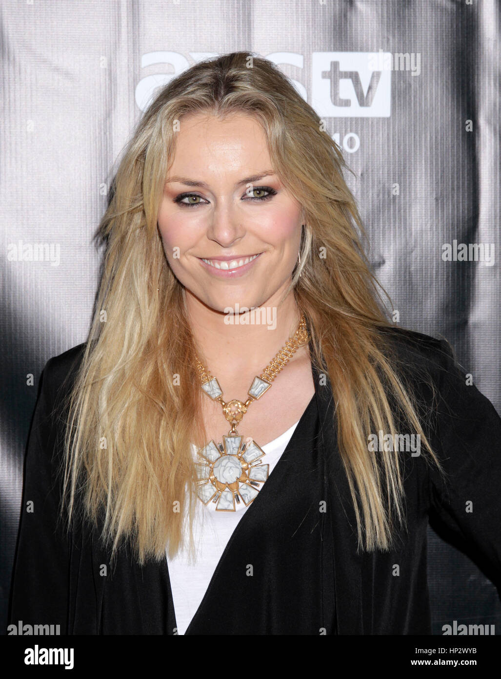 Lindsey Vonn arrives at Directv's Super Saturday Night Super Bowl party