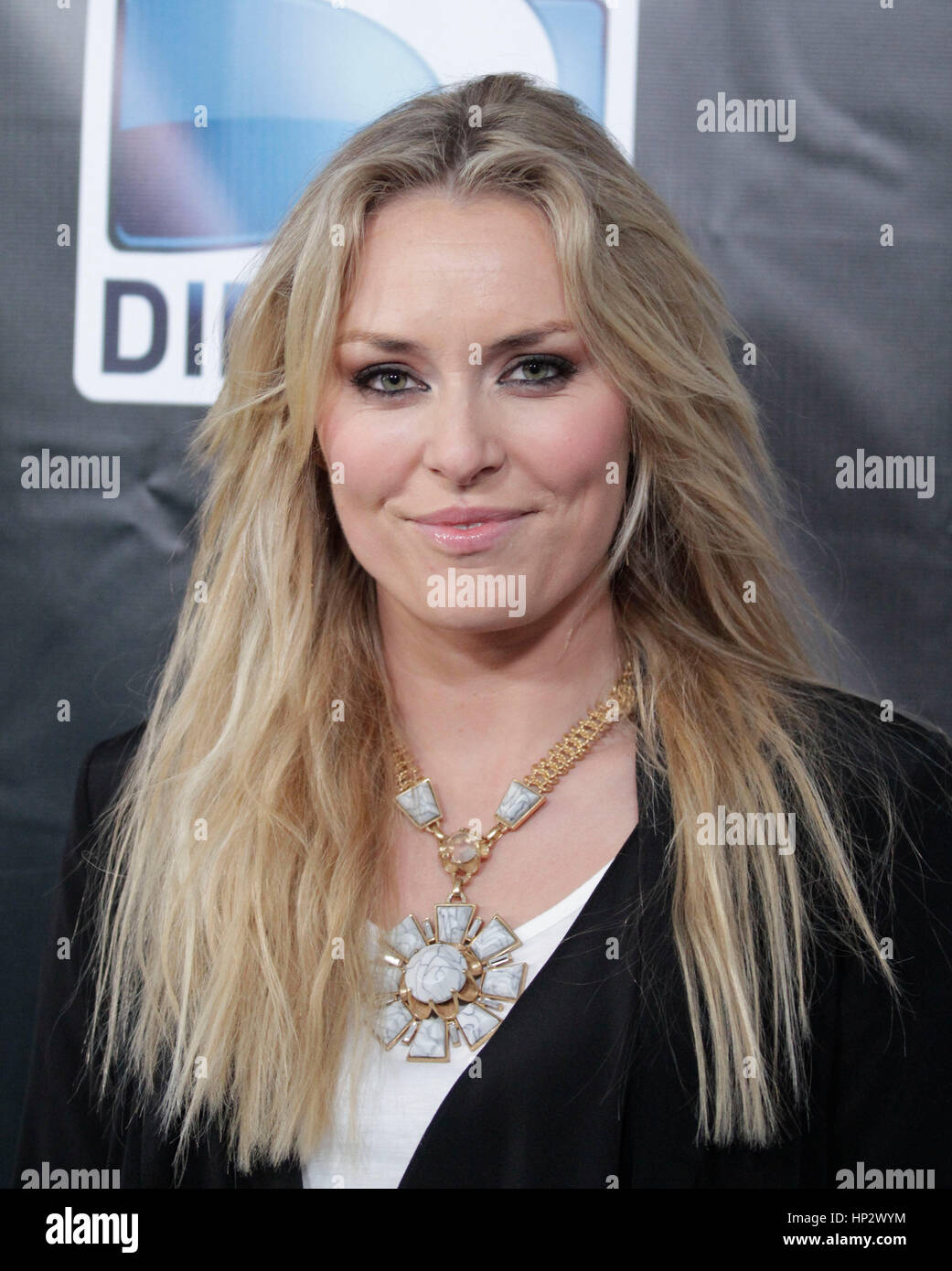 Lindsey Vonn arrives at Directv's Super Saturday Night Super Bowl party