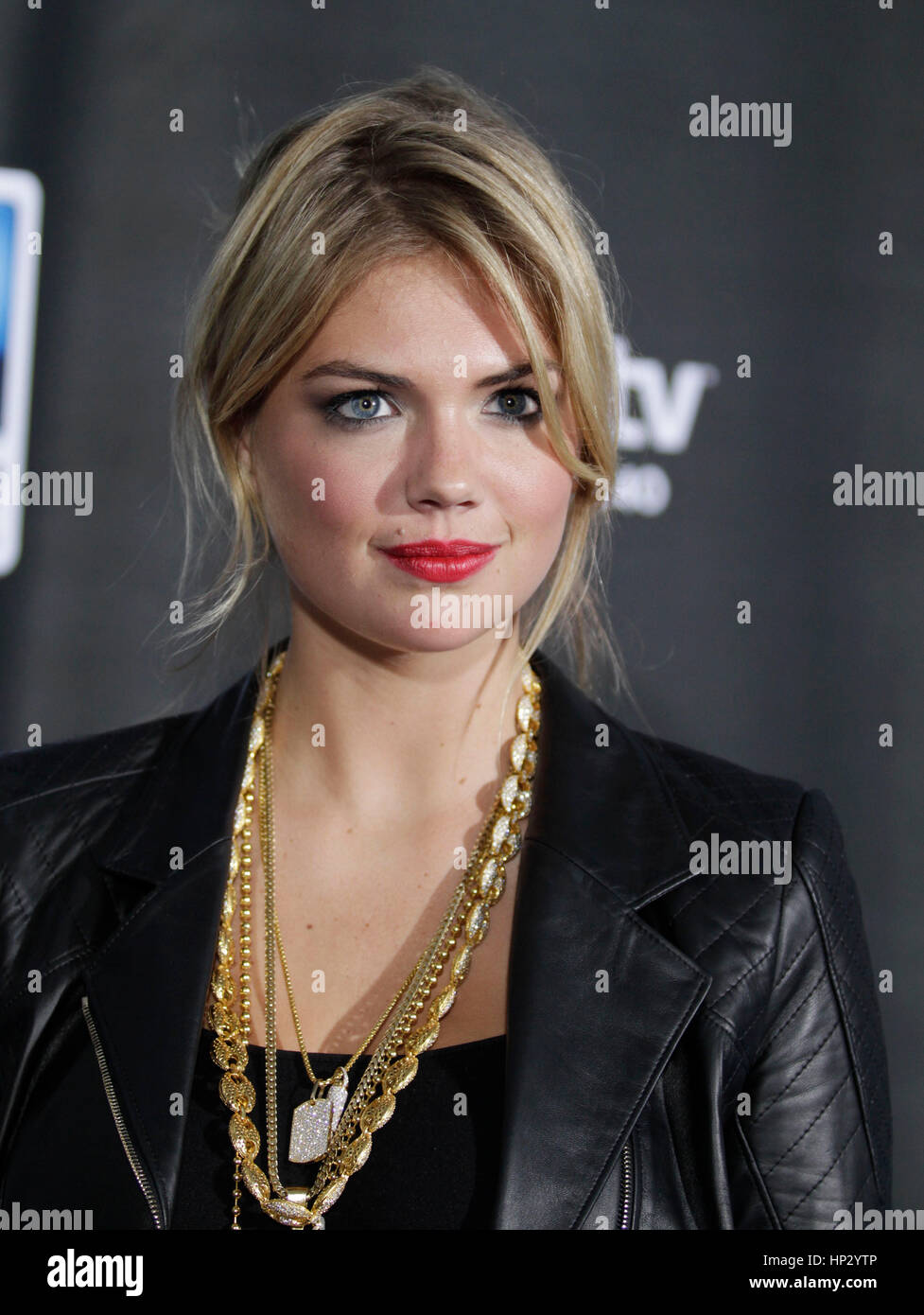 Kate Upton arrives for the Directv Super Saturday Night party on