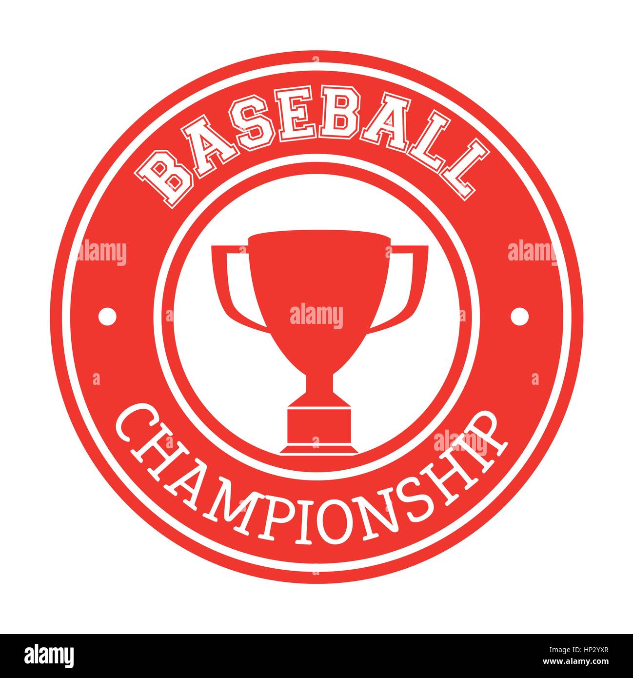 baseball trophy winner icon vector illustration design Stock Vector ...