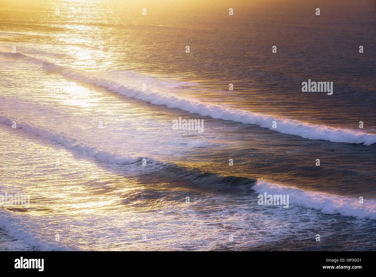 Beautiful sea with waves hi-res stock photography and images - Alamy
