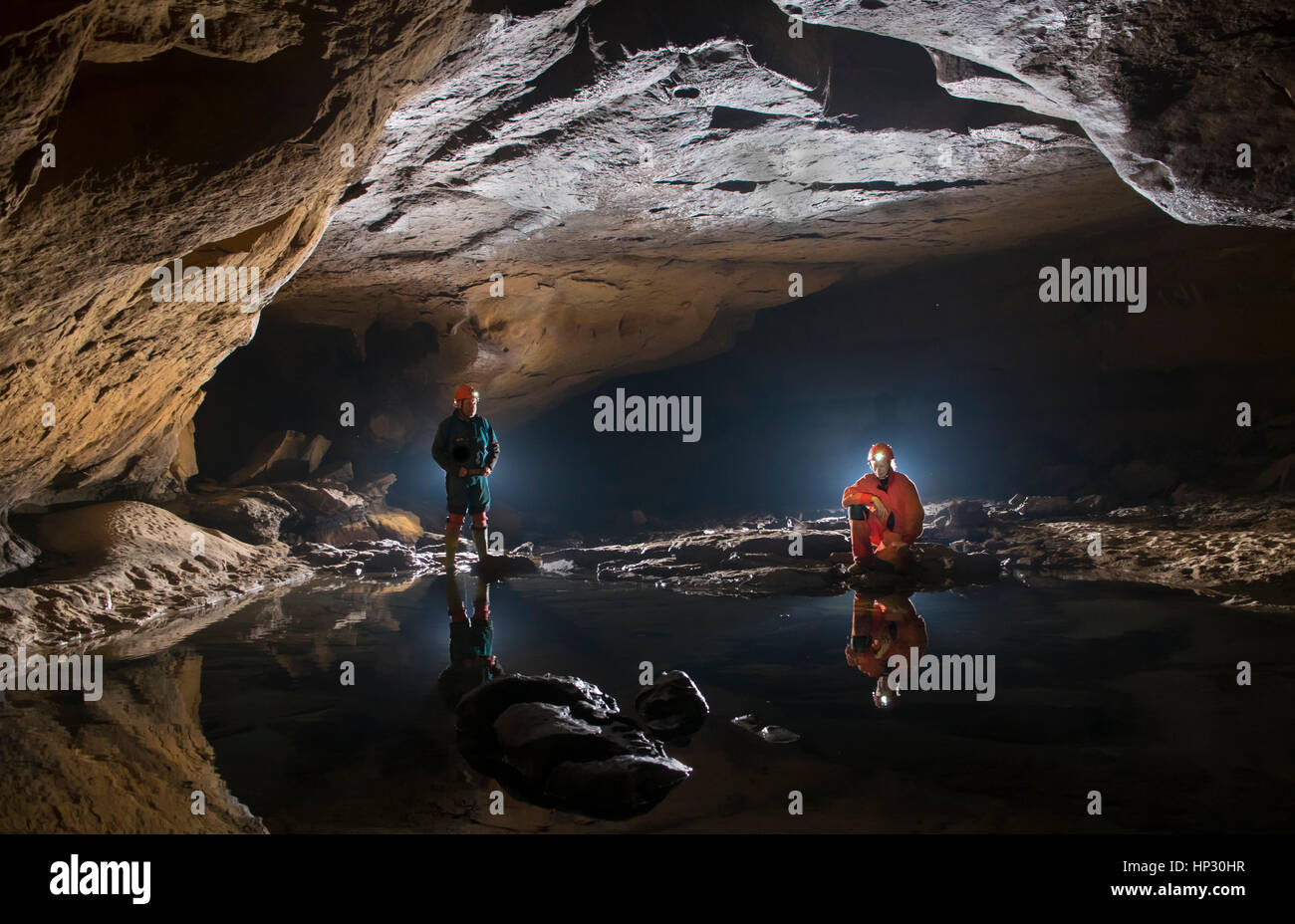 Maw Pun Cave Meghalaya India Stock Photo