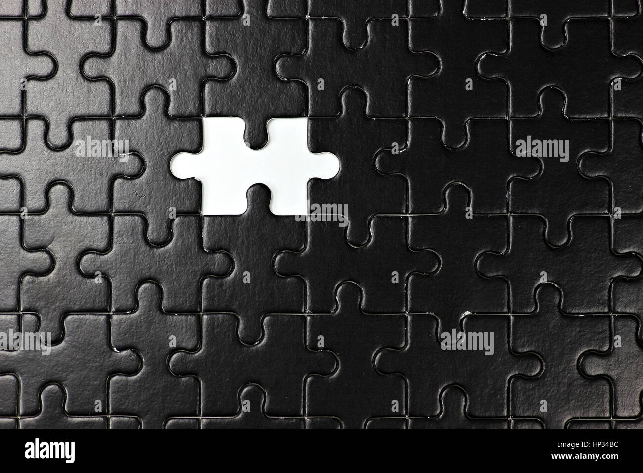 missing piece of jigsaw puzzle Stock Photo - Alamy