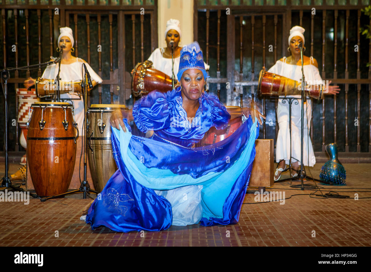 Dancing Yoruba religious dance,traditional, typical, classical, in
