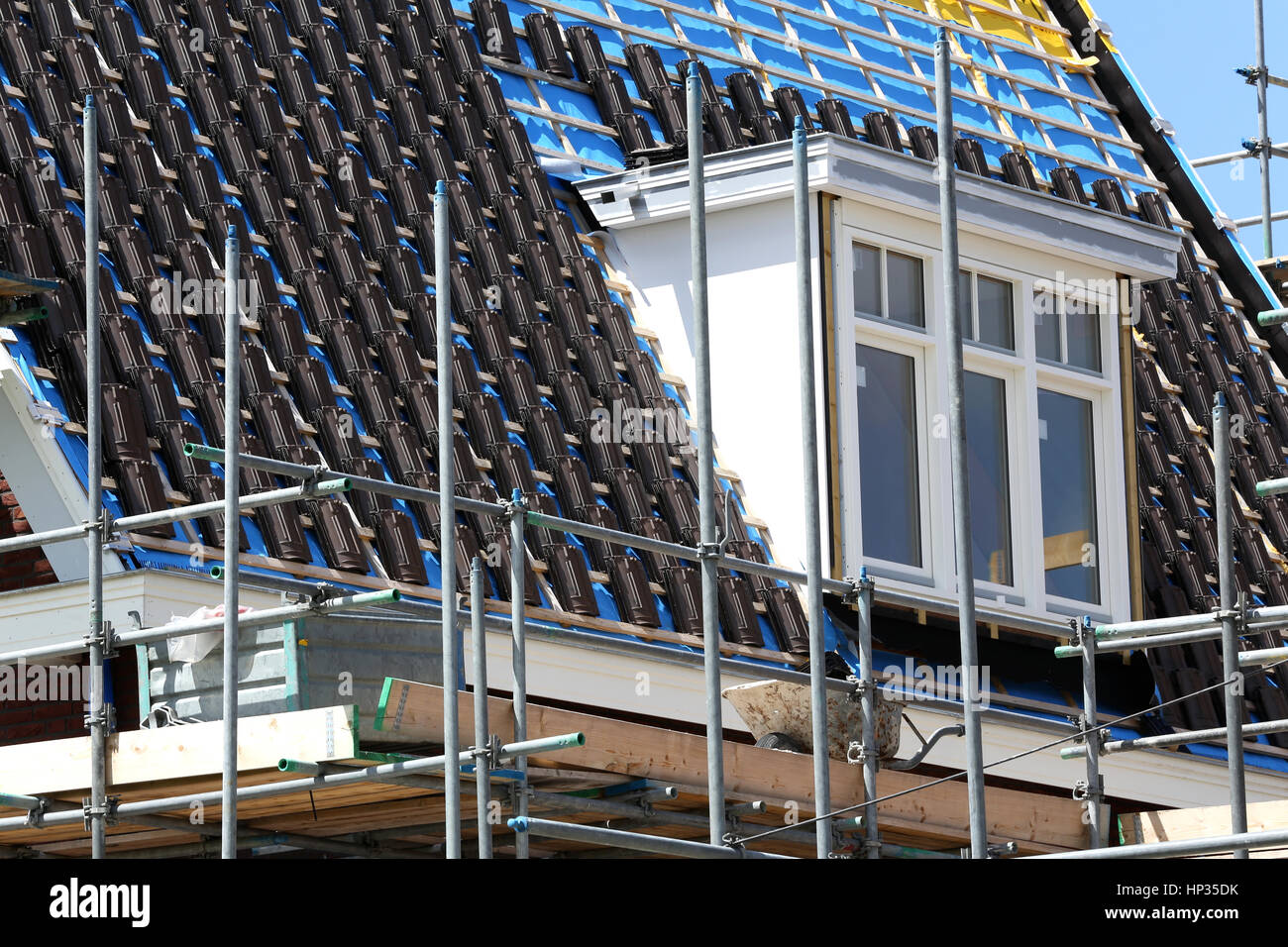 Roof trusses house building hires stock photography and images Alamy