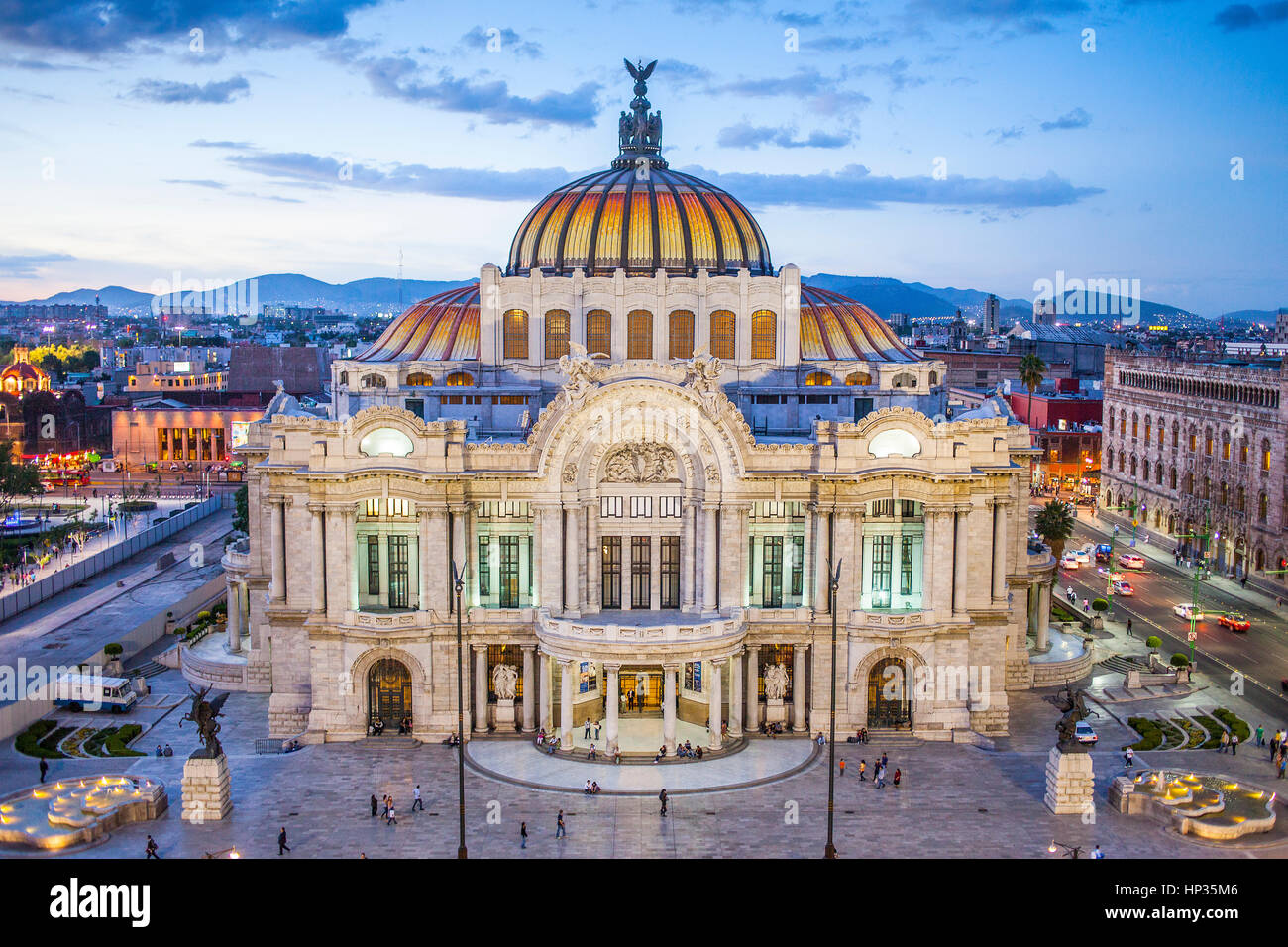 Palacio de Bellas Artes, Mexico City, Mexico Stock Photo