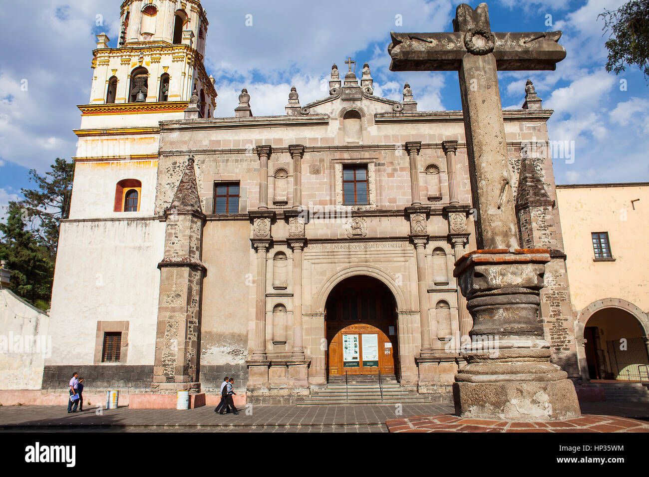 Convento de San Juan Bautista, Coyoacan, Mexico City, Mexico Stock Photo -  Alamy