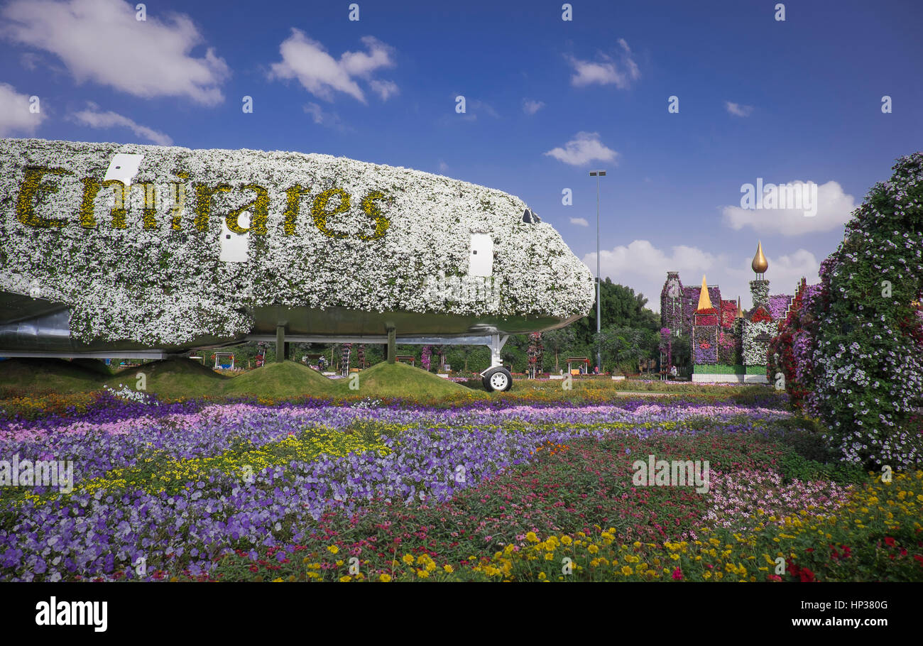 Dubai Miracle Garden Stock Photo Alamy