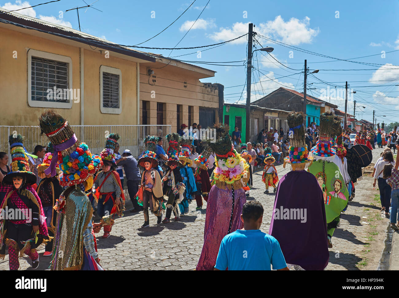 Diriamba, Nicaragua - January 4, 2017: San Sebastian celebration