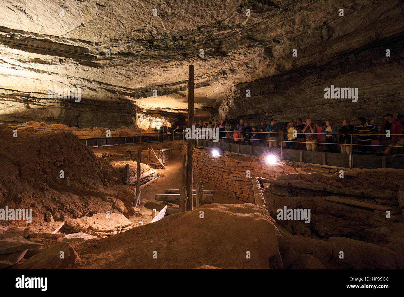 Saltpeter Mine In Mammoth Cave National Park Stock Photo Alamy