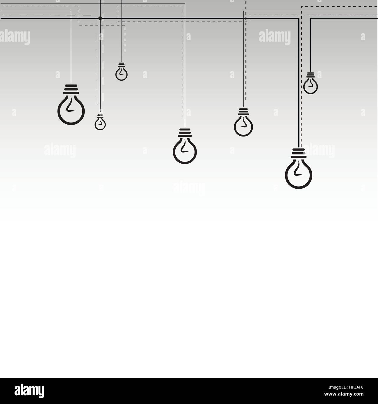 Light bulbs background Stock Vector Image & Art Alamy