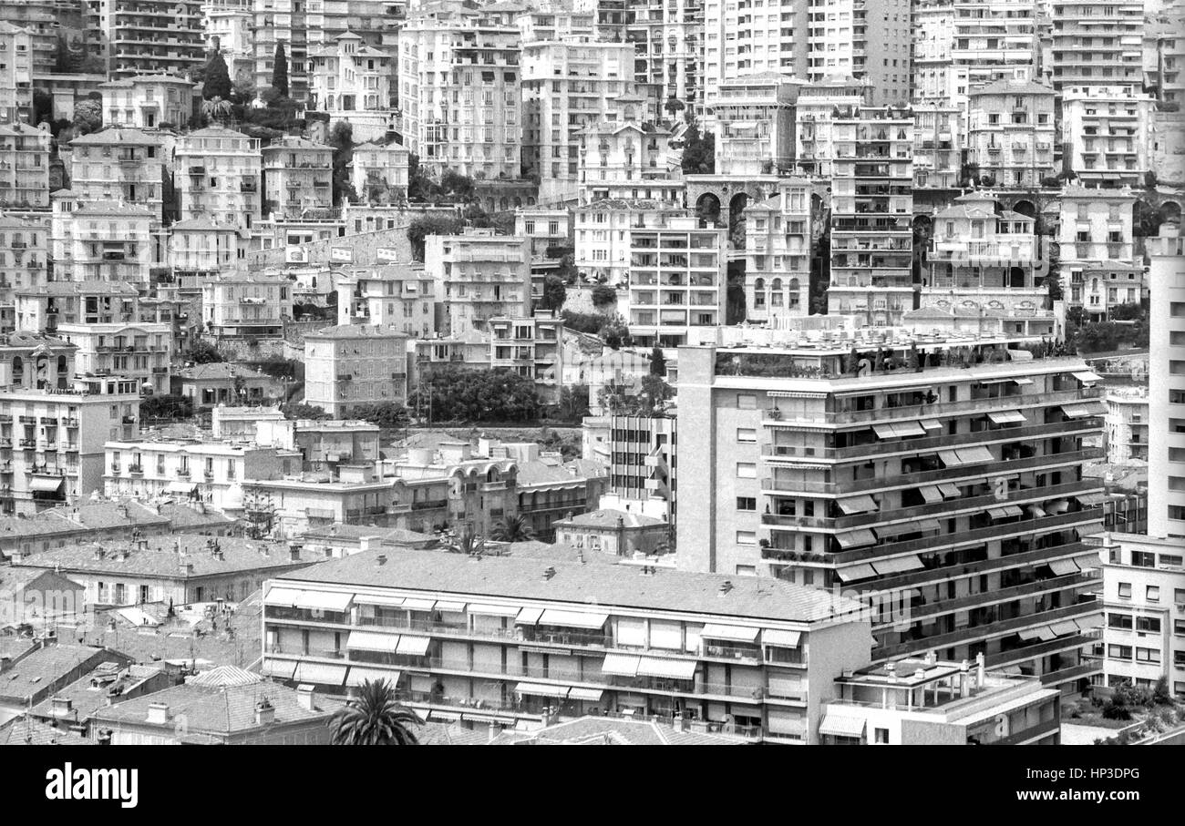 Monte carlo harbour Black and White Stock Photos & Images - Alamy