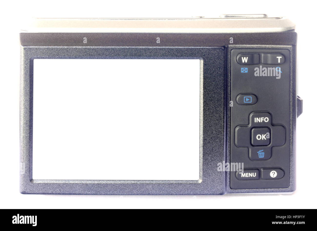 Digital camera isolated on white Stock Photo - Alamy