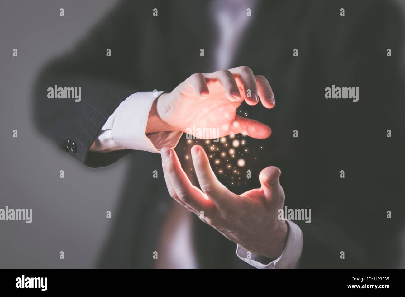 Magic Hand stock image. Image of optimism, fingers, particles - 15631893