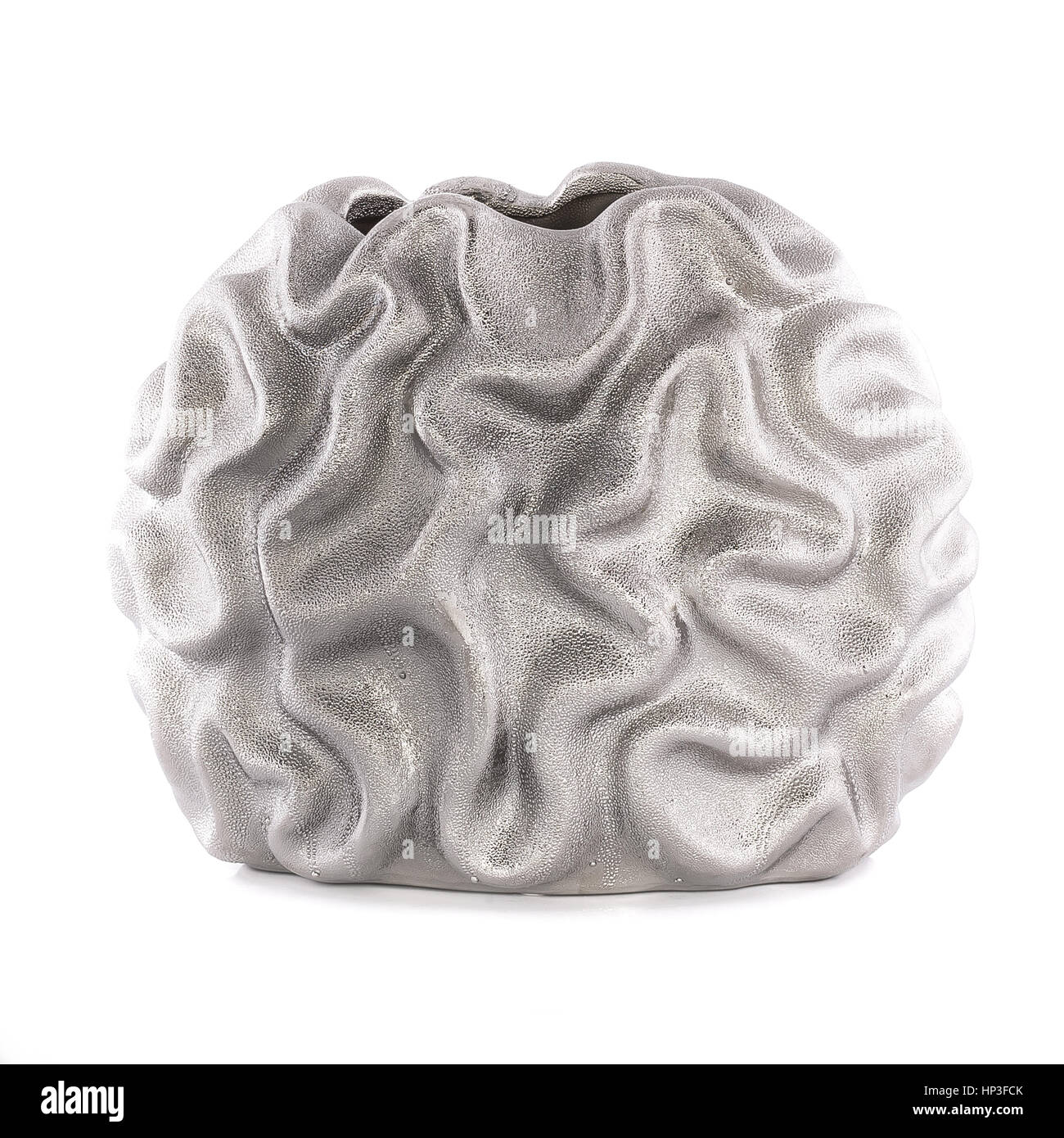 Beautiful ceramic vase on white background Stock Photo Alamy