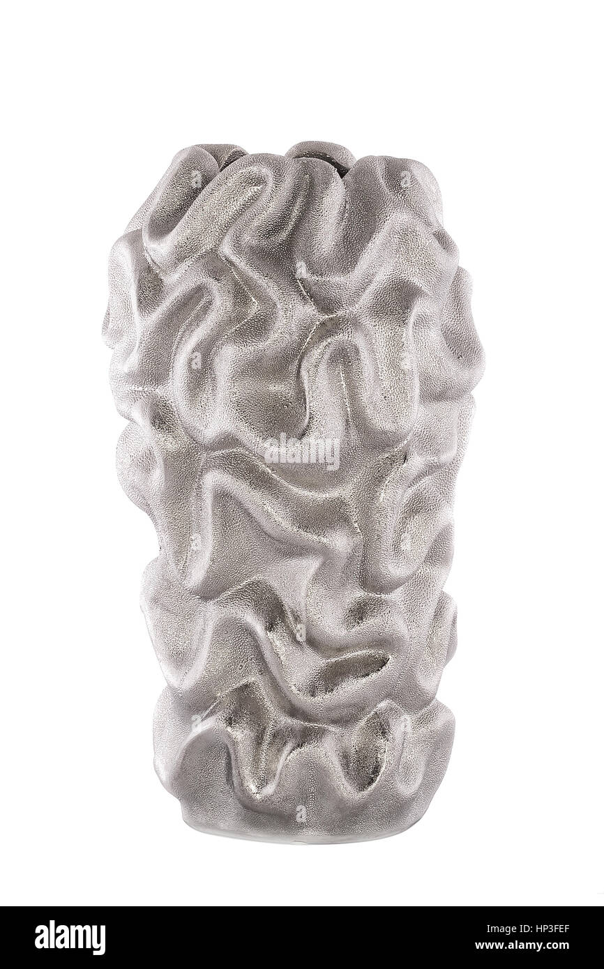 Beautiful ceramic vase on white background Stock Photo - Alamy