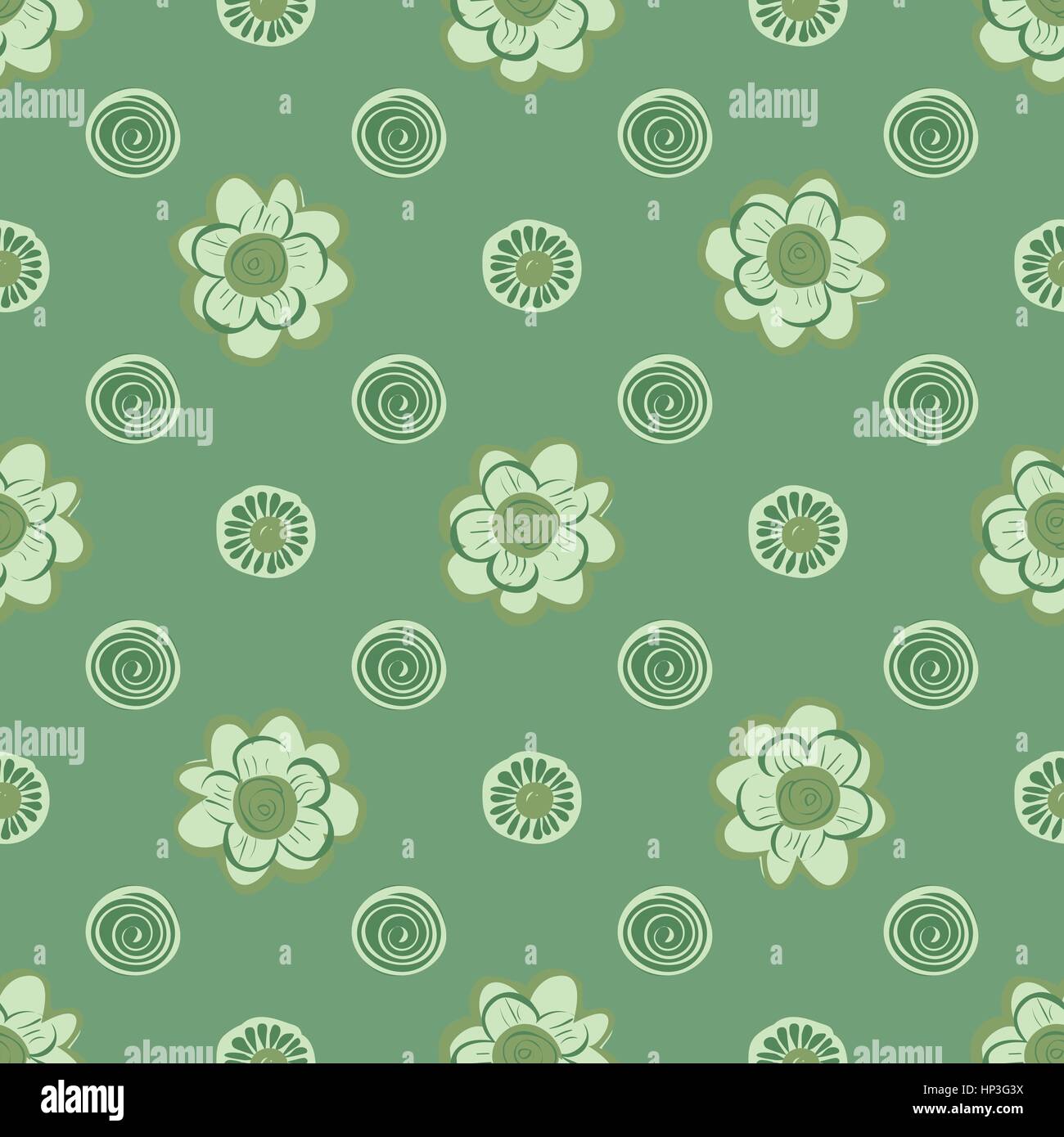 Abstract flower seamless pattern background Stock Vector Image & Art ...