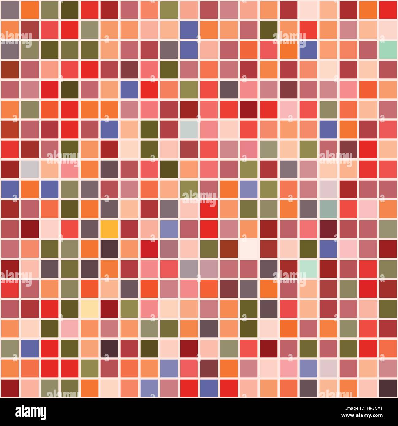 Bright mosaic seamless pattern background square tiles Stock Vector ...