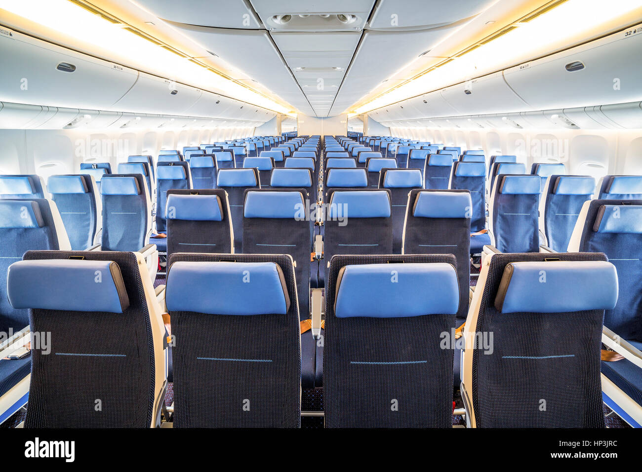 Interior Of Big Airplane With Seats Stock Photo Alamy Interior Of Big Airplane With Seats Stock Photo Alamy