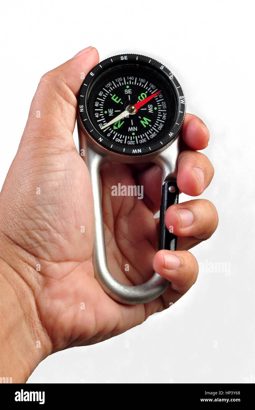 Compassin Hand Hand compass hi-res stock photography and images - Alamy