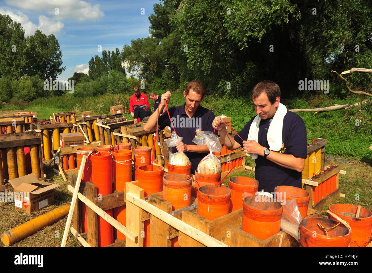 Pyrotechnicians hi-res stock photography and images - Alamy