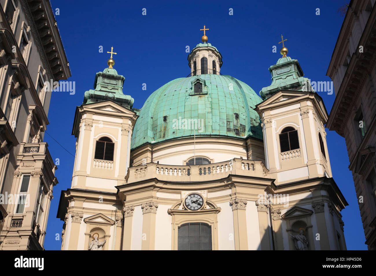 Peters Church, Vienna, Austria, Europe Stock Photo