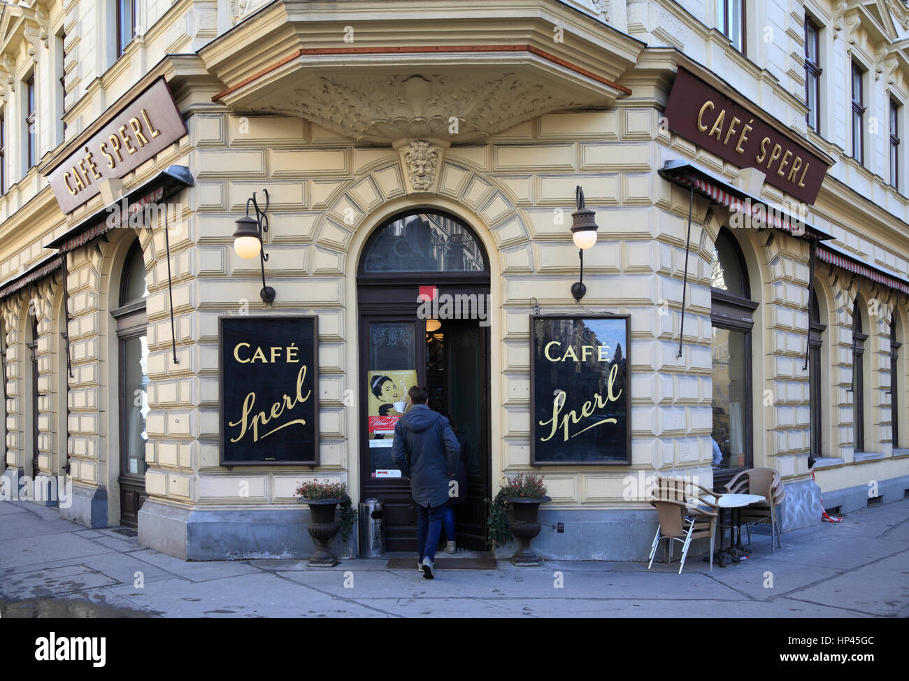 Cafe SPERL, Vienna, Austria, Europe Stock Photo