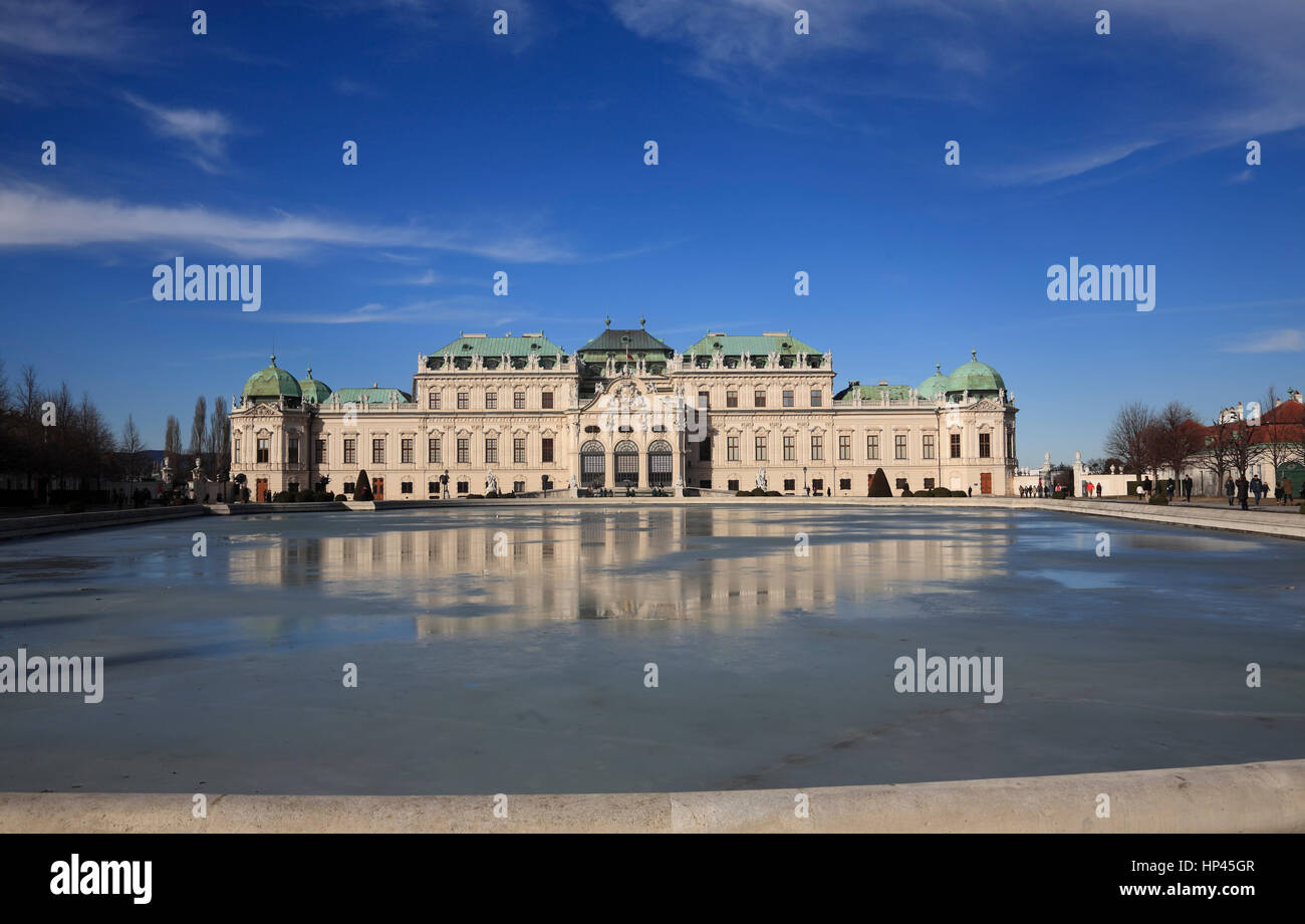 Upper Belvedere, Vienna, Austria, Europe Stock Photo