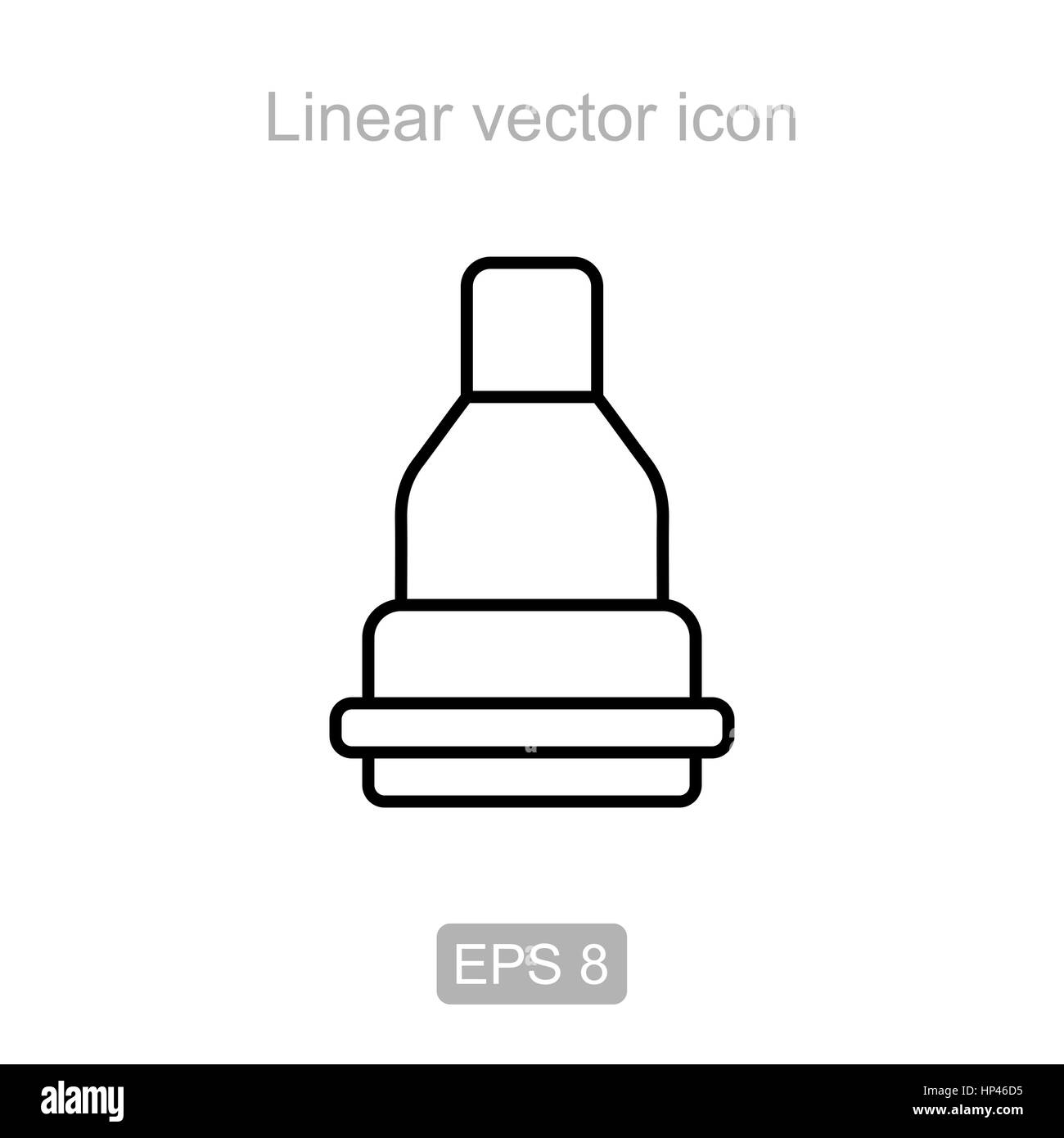 Icon of the pipe adapter in a linear style Stock Photo Alamy