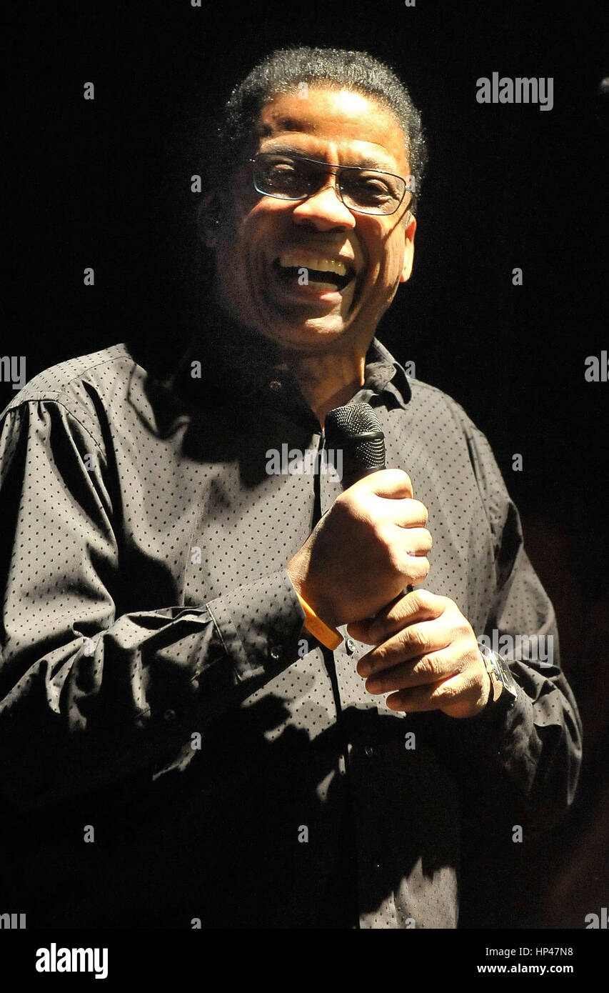 Esch-sur-Alzette, Luxembourg 05.12.2010. Herbie Hancock, pictured during his show at Rockhal. Stock Photo