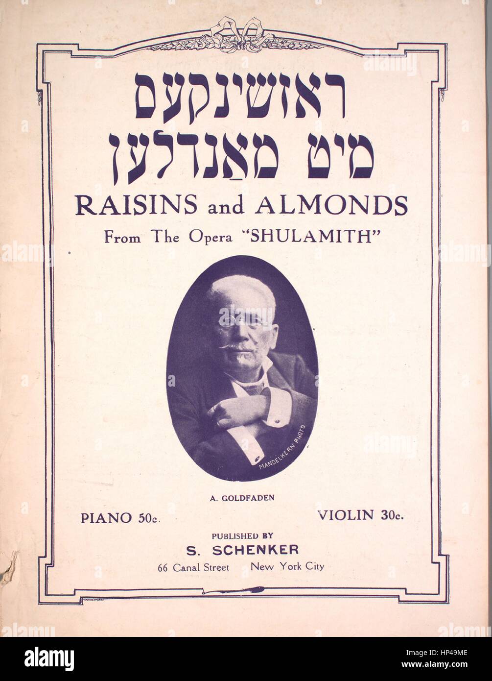 Sheet music cover image of the song 'Raisins and Almonds (Solo Absalom