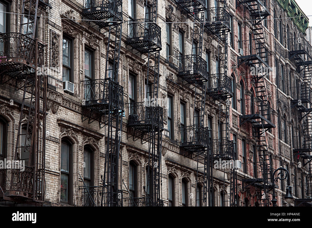 Buildings on the lower east side of Manhattan, NYC Stock Photo
