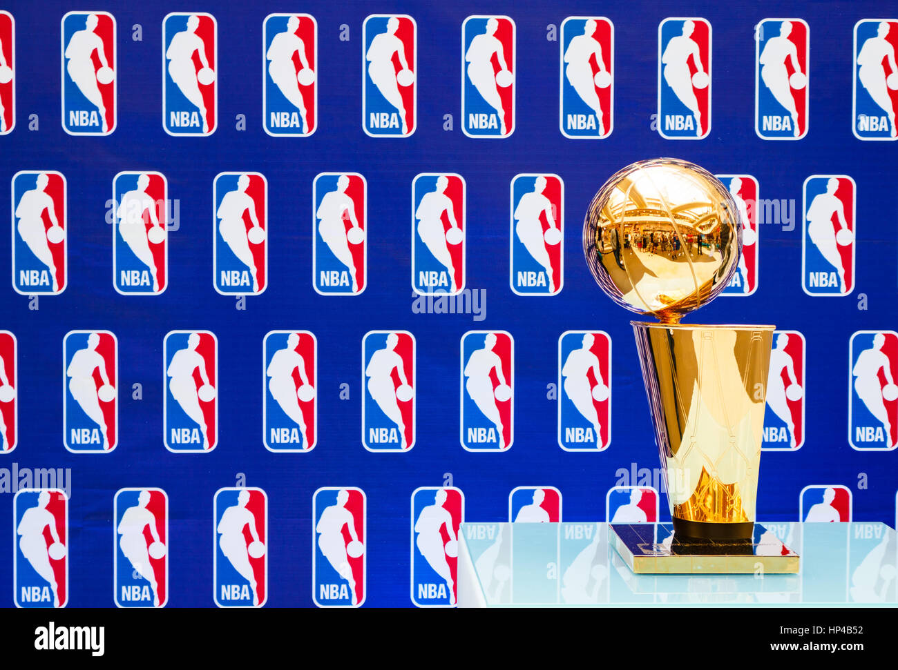 Nba championship trophy hi-res stock photography and images - Alamy