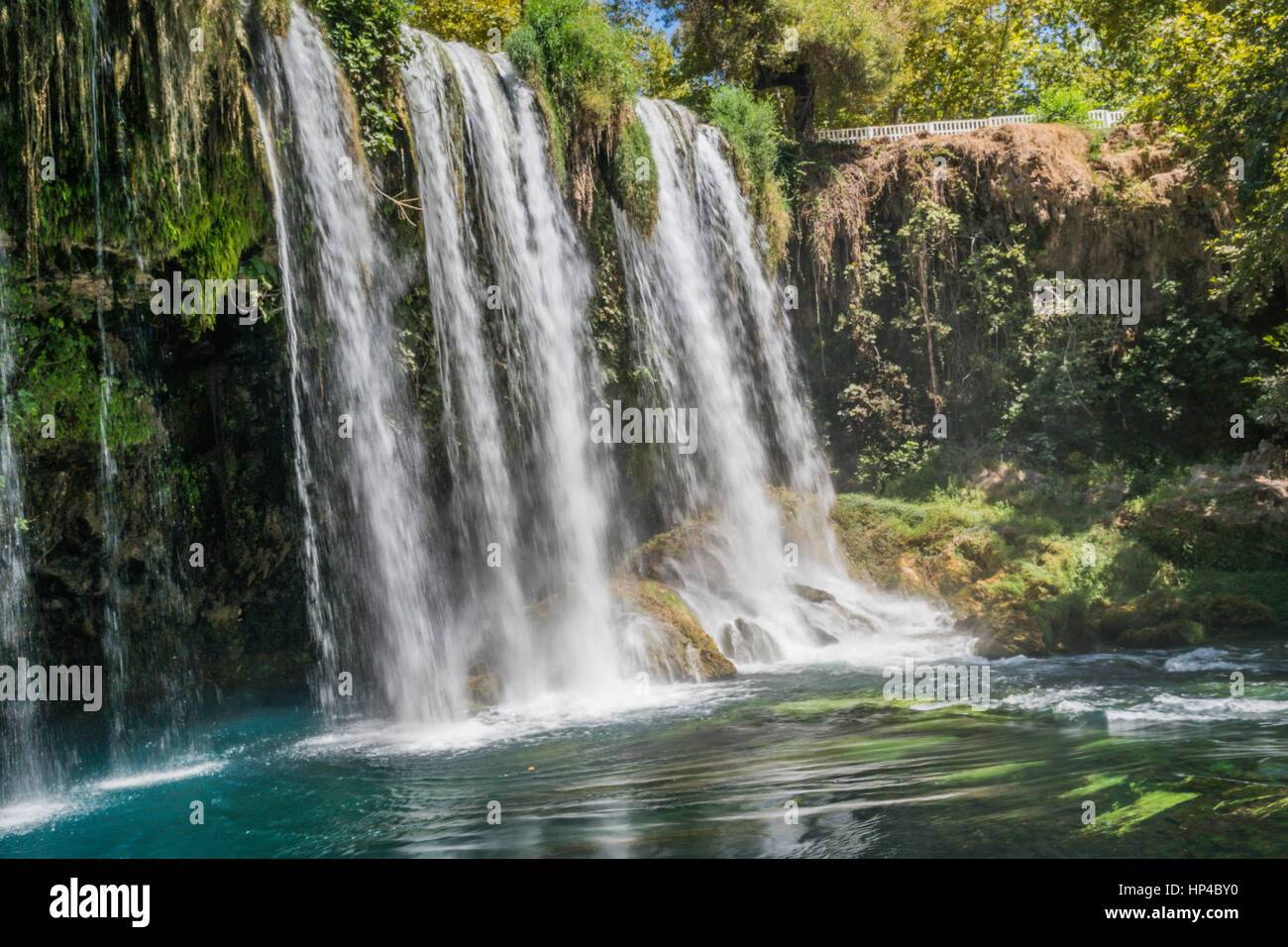 Antalya Duden Falls view - Duden Selale Manzarasi Stock Photo