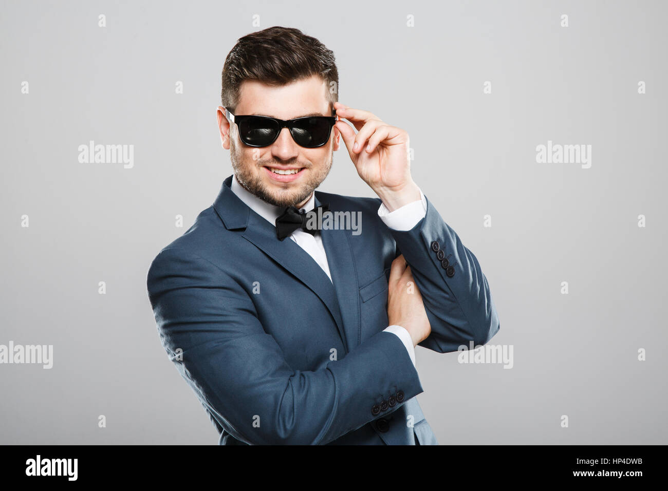 Stylish male in suit hi-res stock photography and images - Alamy
