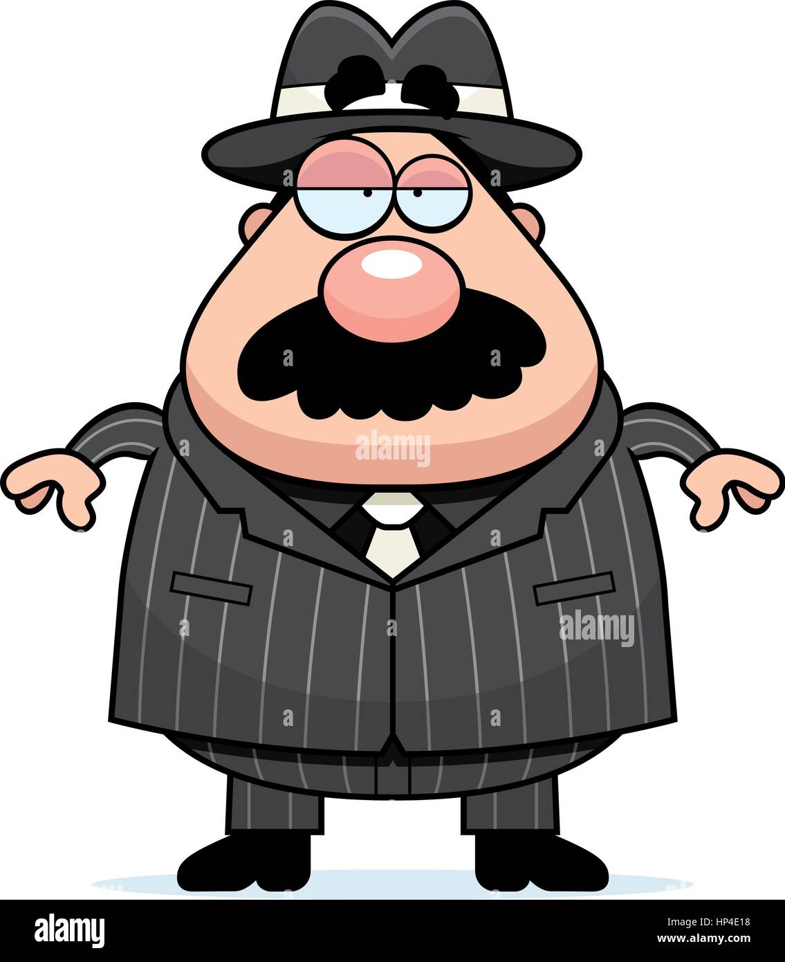 A cartoon mafia boss with a suit on Stock Vector Image & Art - Alamy