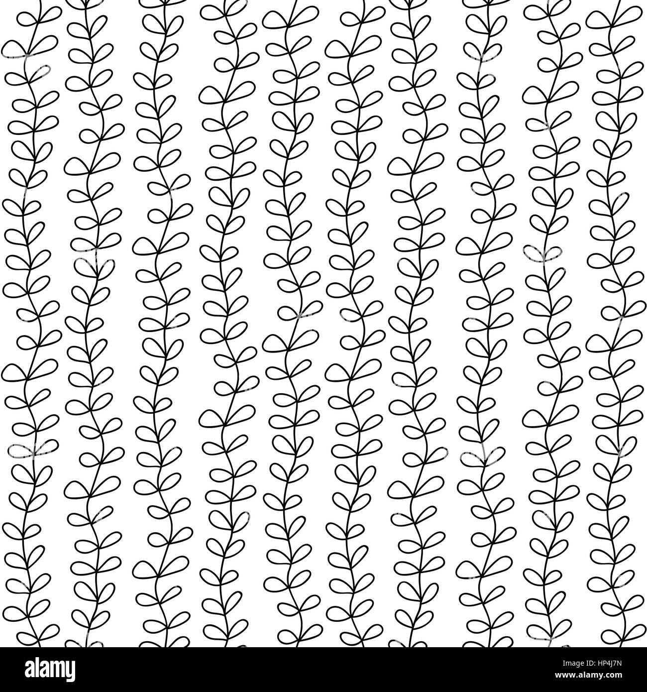 Hand drawn branches seamless pattern Stock Vector Image & Art - Alamy
