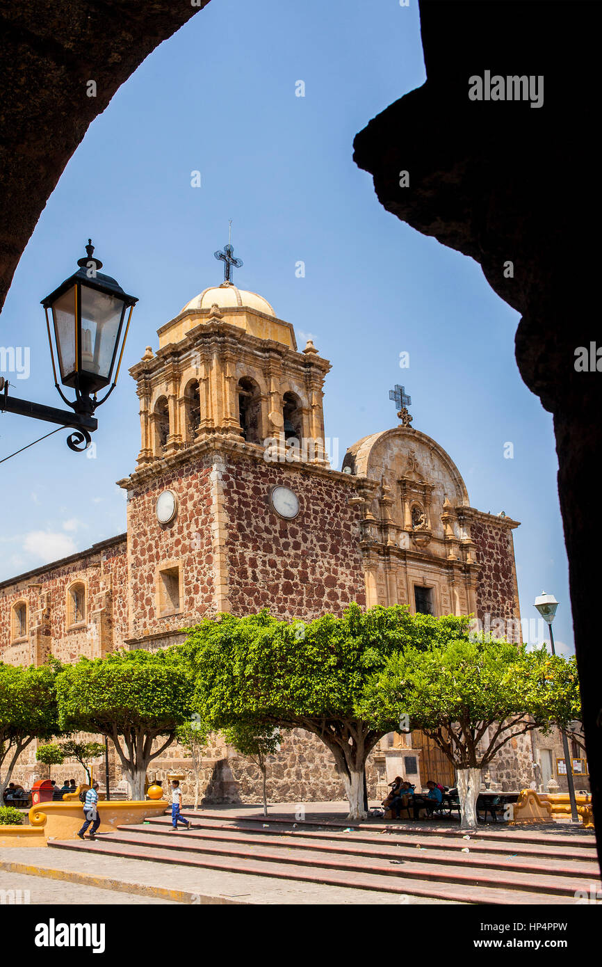 De la Purisima church in Main square, Tequila city, Jalisco, Mexico