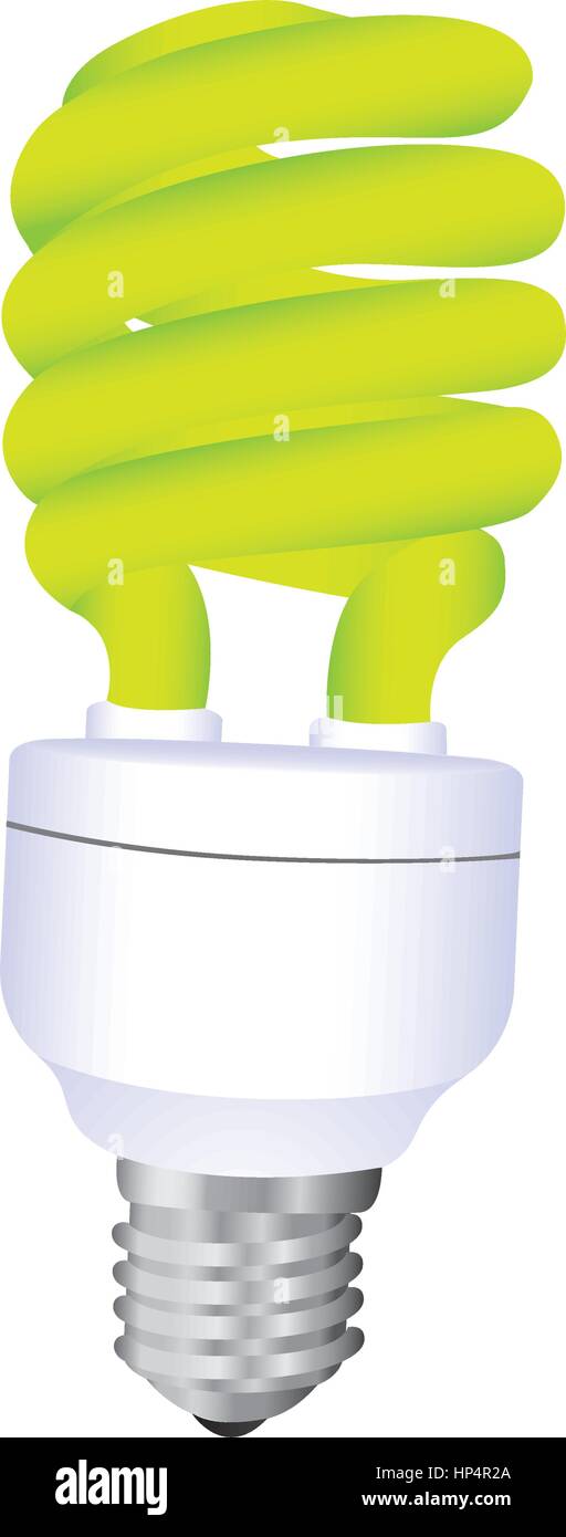 Fluorescent Light Bulb Icon Design Stock Vector Image And Art Alamy